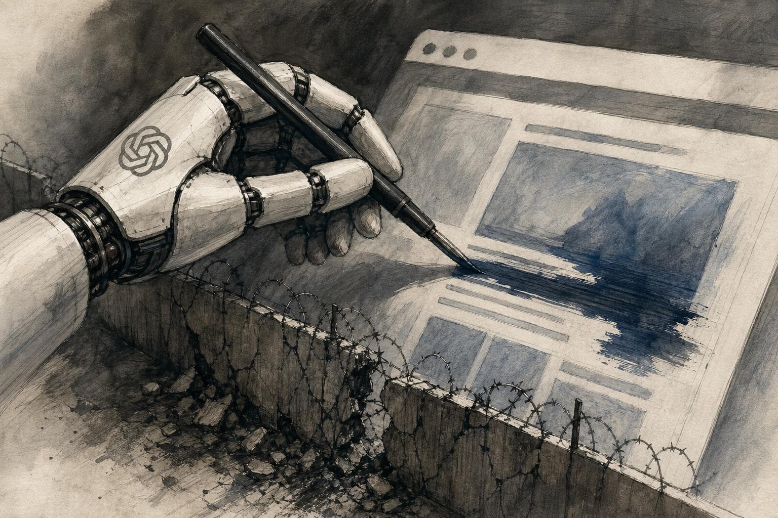 Editorial illustration for Why OpenAI’s Read-Only Agents Could Still Rewrite a Website