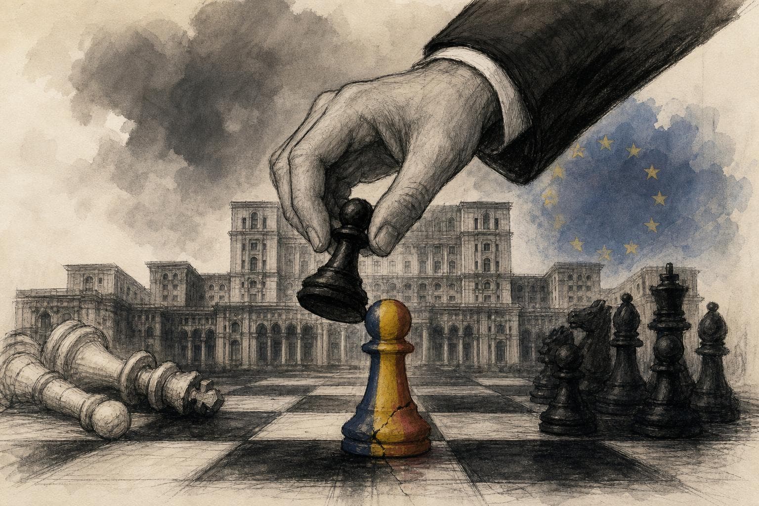 Editorial illustration for Romania's Quiet Realignment Is the Warning Europe Should Actually Be Watching