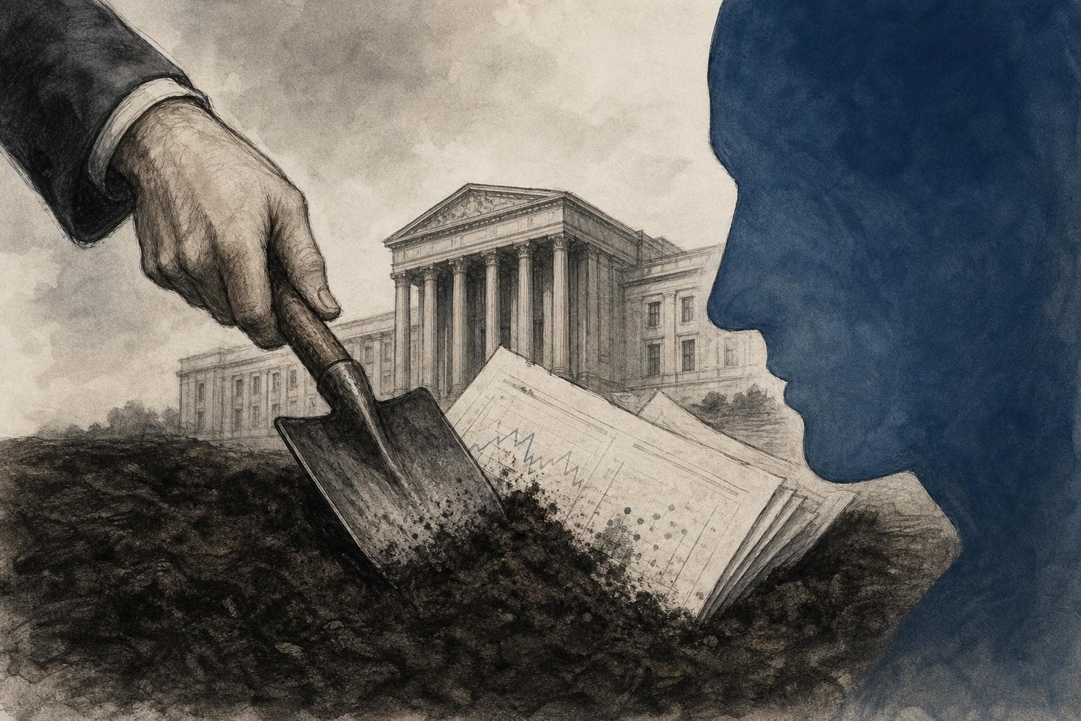 Editorial illustration for The FDA Didn't Bury the Data. It Buried Its Own Voice.