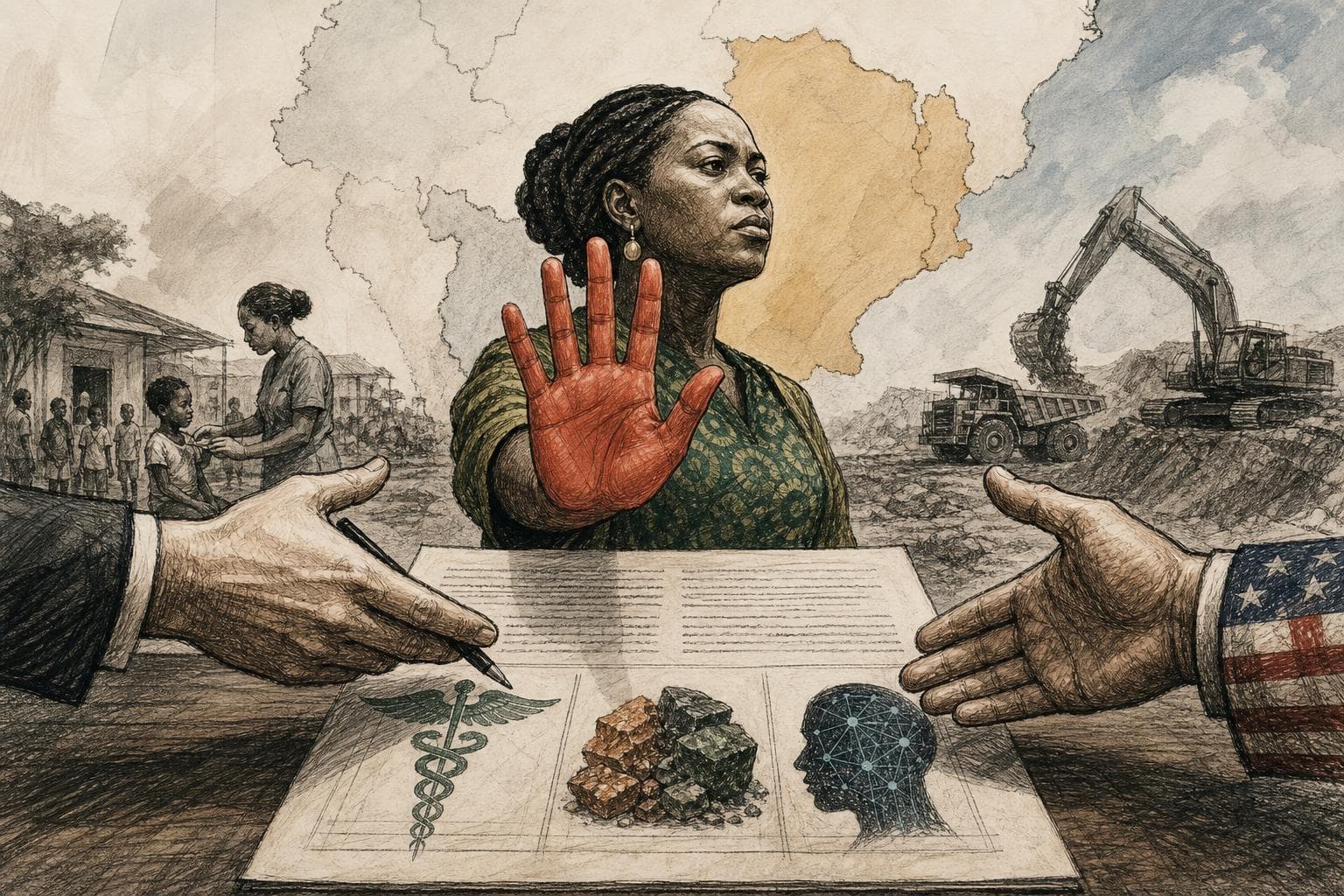 Editorial illustration for Zambia’s No Is a Test Washington Should Not Want to Fail
