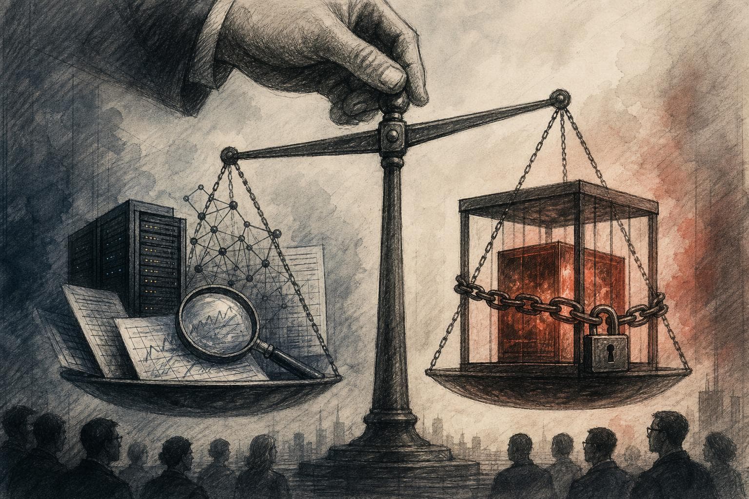 Editorial illustration for When AI Risk Evidence Should Trigger a Release Restriction