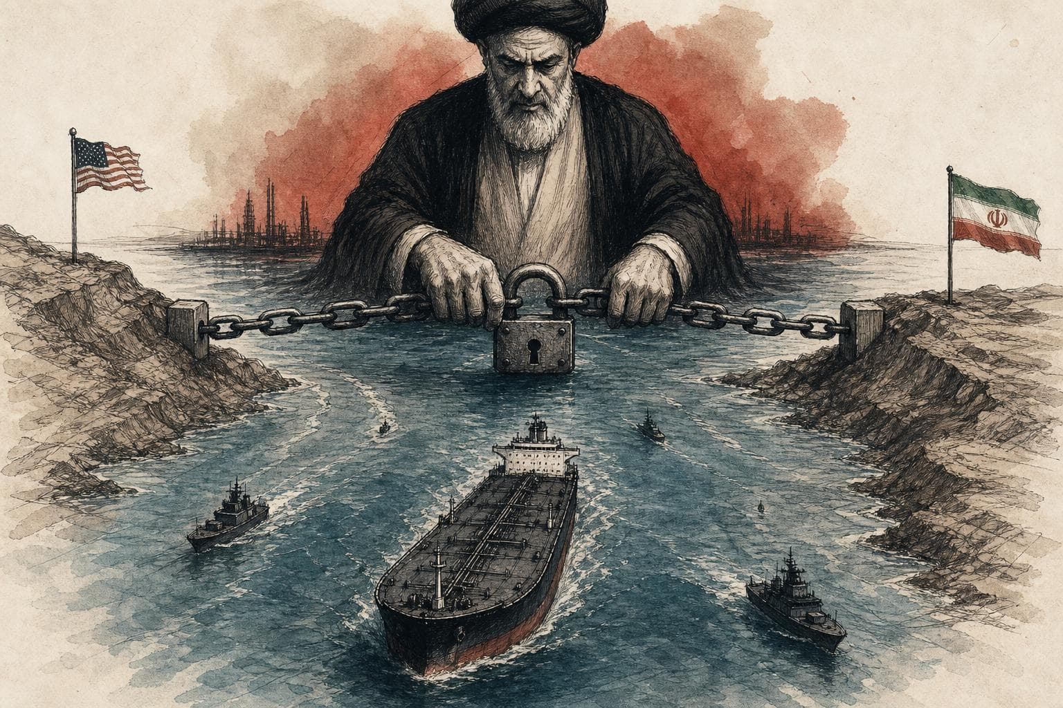 Editorial illustration for 'For 60 Days Only': The Four Words Keeping the US and Iran at War