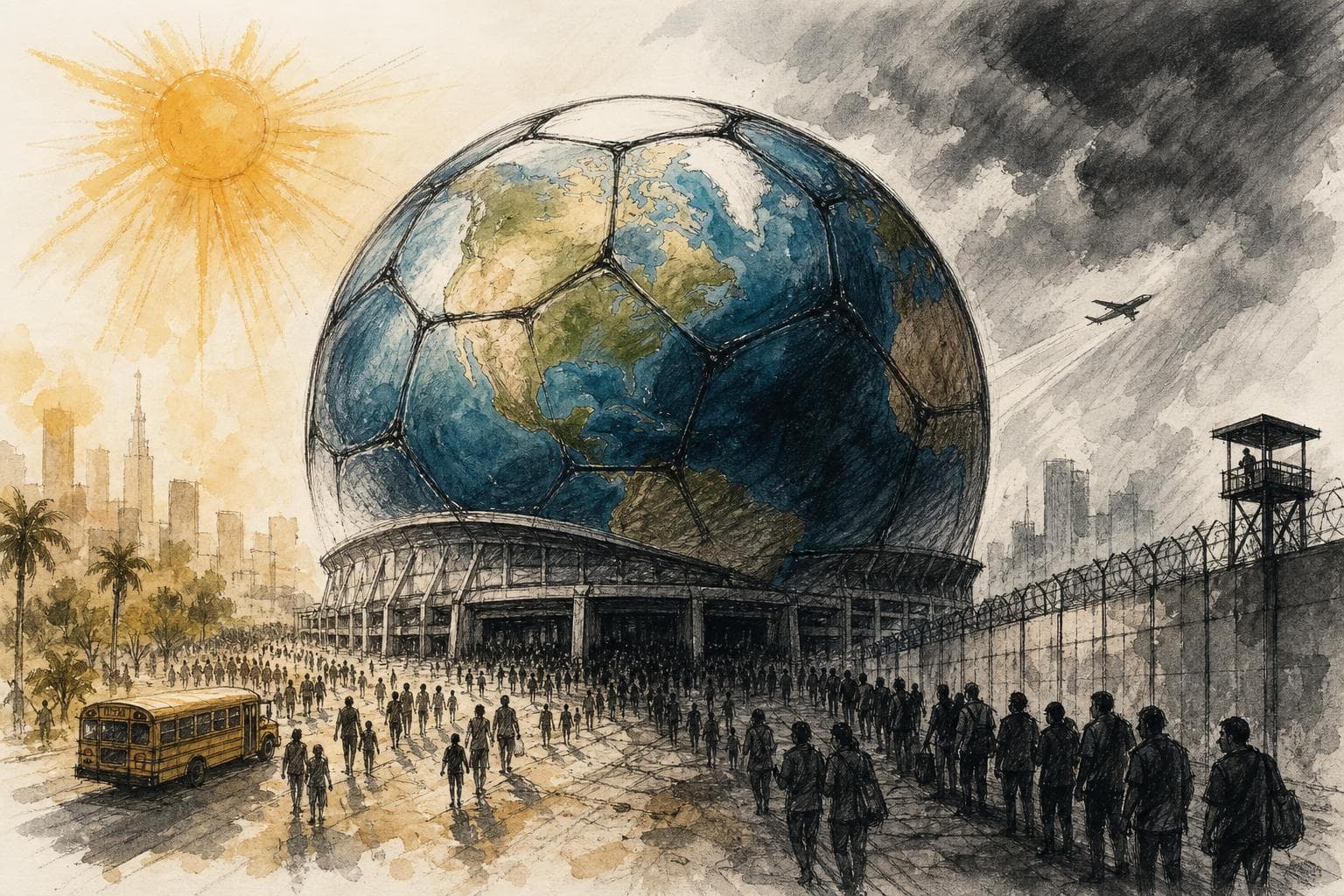 Editorial illustration for The 2026 World Cup Is Too Big to Treat as Normal
